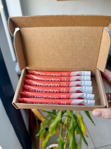 RAYODRIP : ORANGE ELECTROLYTE SACHET BOX