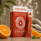 RAYODRIP : ORANGE ELECTROLYTE SACHET BOX