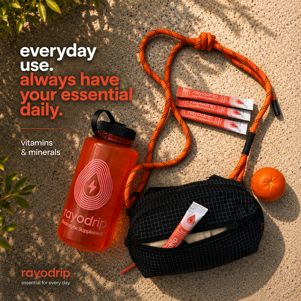 RAYODRIP : ORANGE ELECTROLYTE SACHET BOX